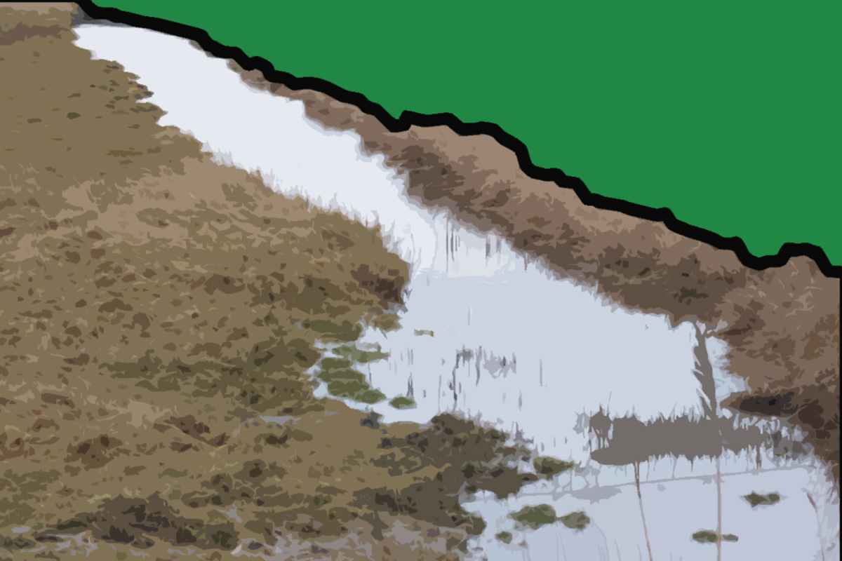 Grabenstaue Wasser neu steuern