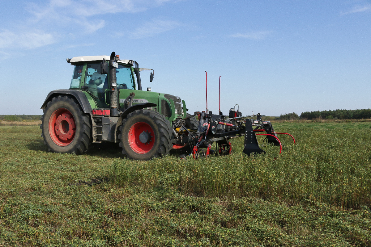 Fendt-Traktor auf dem Luzerne-Feldtag 2023