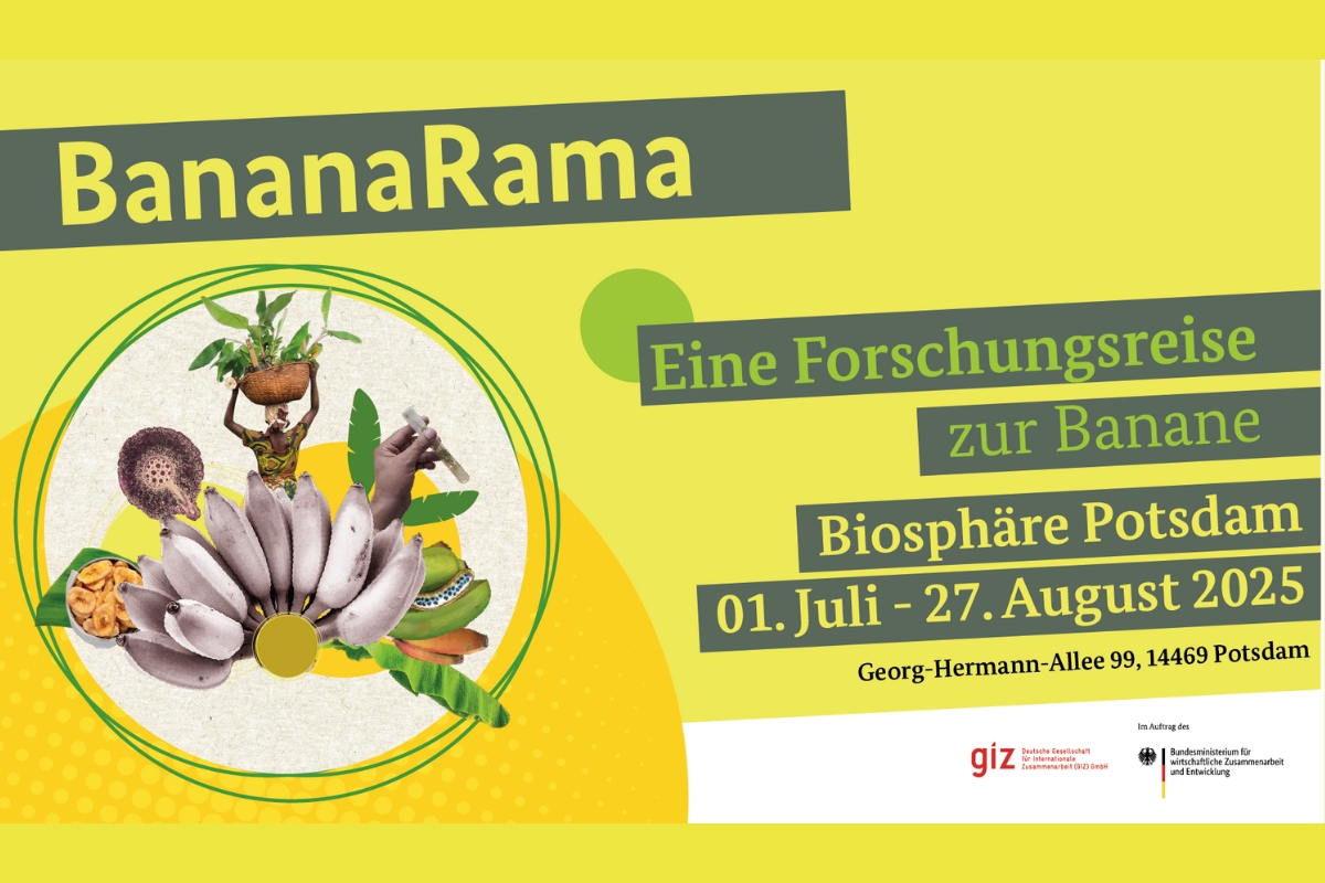 Titelbild Ausstellung der BananaRama in der Biosphäre Potsdam
